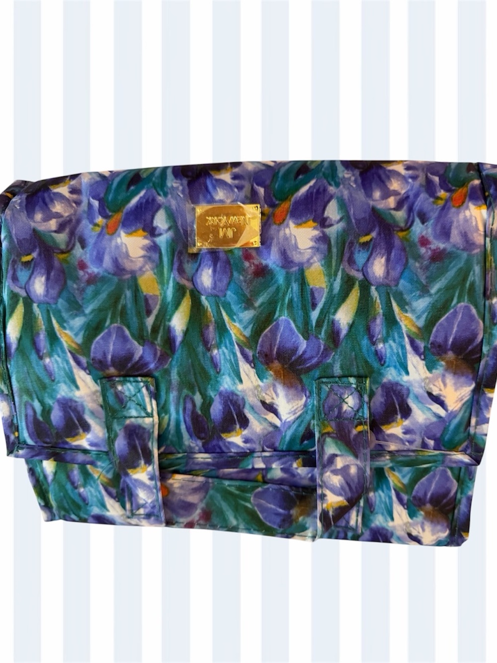 Joy Mangano Purple Floral Travel BETTER BEAUTY
